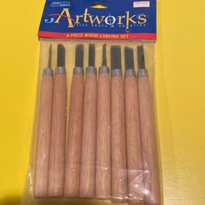 NIP Pro Art 8 Piece Wood Carving Set